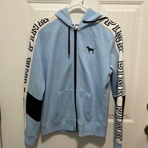 Zip up sweat shirt